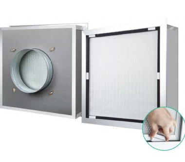 Filtri laterali sostituibili per moduli filtranti canalizzati